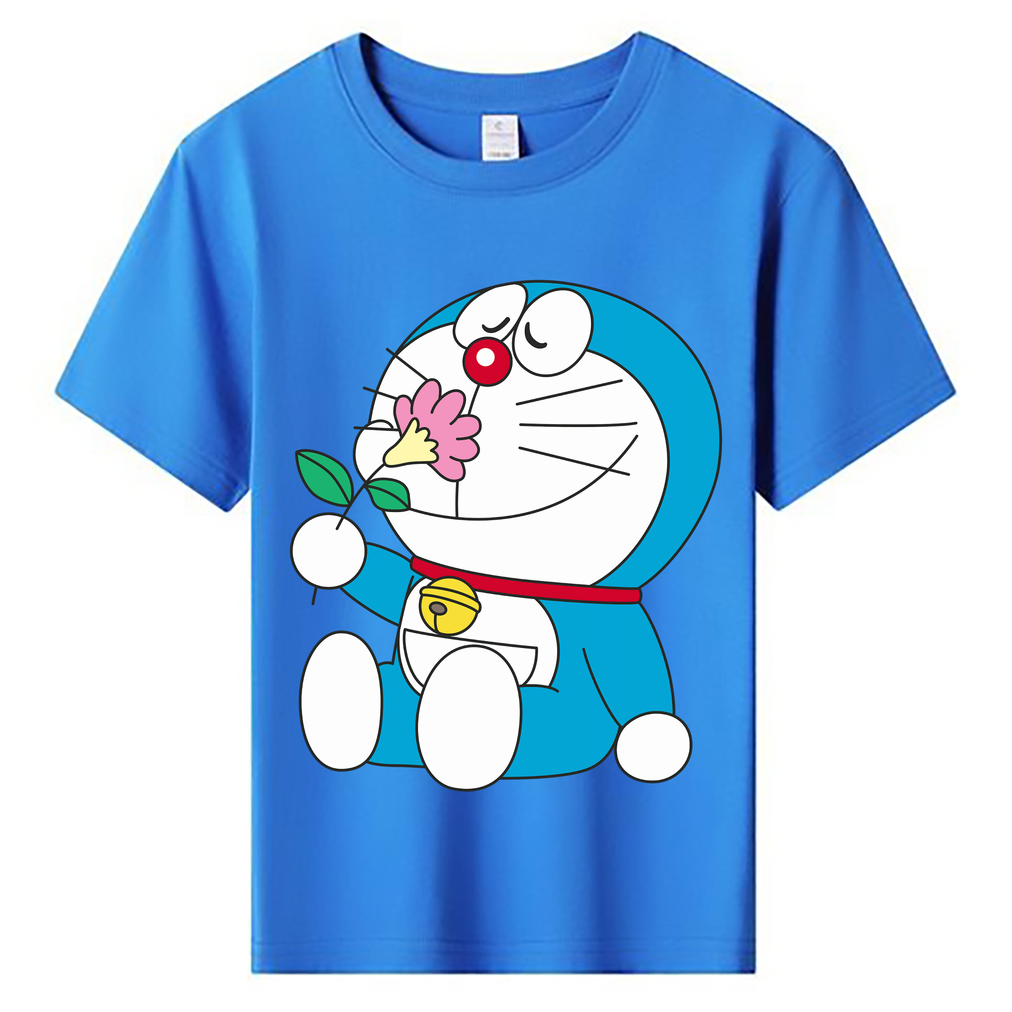 （画像用） ドラえもん Doraemon 綿100％キッズTシャツ（フロントプリント）